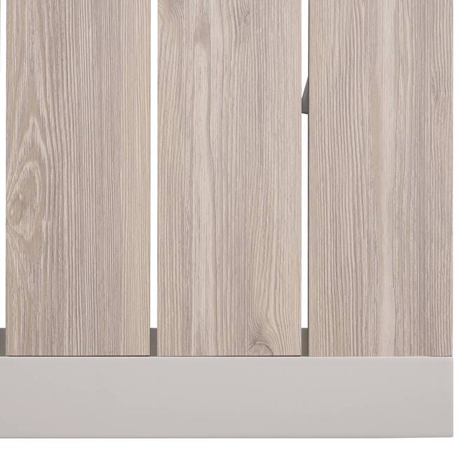 Mesa de jardim ÉVASION Bege Linho 2 lugares - Alumínio tratado com epóxi Linho / Argila