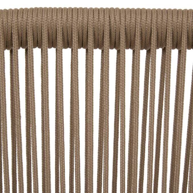 Poltrona de jardim NELORA Mel / Honey Alumínio tratado com epóxi, Poliéster reciclado Mel / Mel
