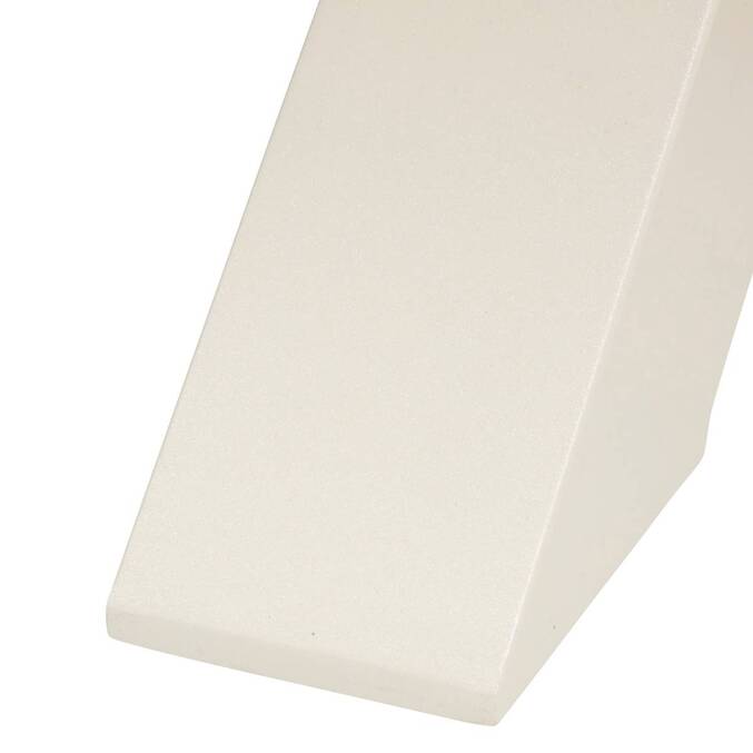Mesa de jardim retangular ORACLION Nogueira / Argila 10 lugares - Alumínio tratado com epóxi Noz / Argila