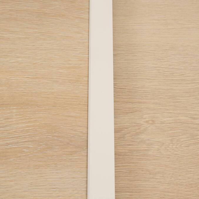 Mesa de jardim quadrada extensível PIAZZA Espelta / Argila 8 lugares - Alumínio tratado com epóxi, Vidro temperado Espelta / Argila