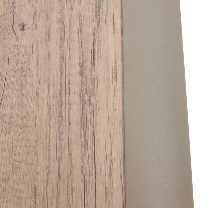 Mesa de jardim retangular dobrável AZUA Trufa / Café 6 lugares - Alumínio tratado com epóxi, Vidro Trufa / Café