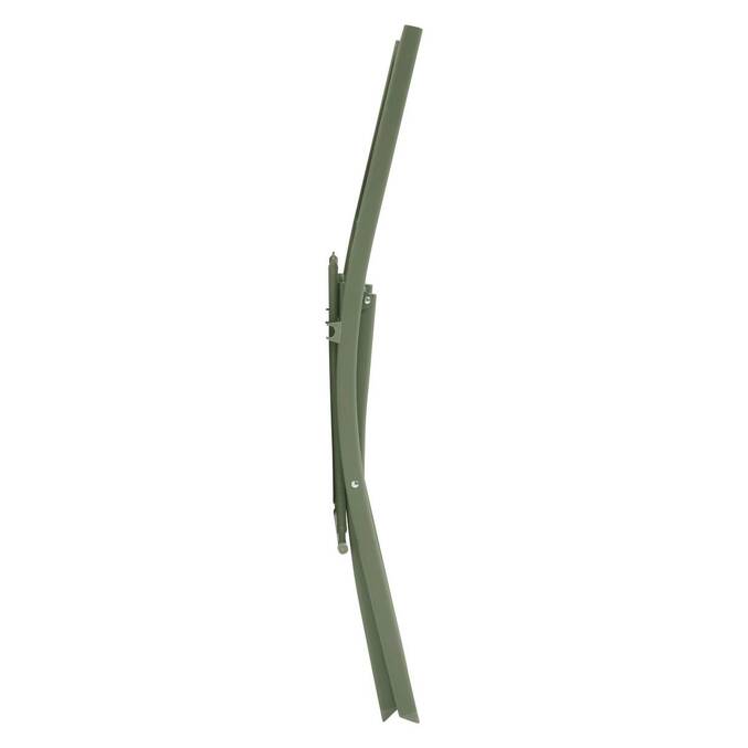 Conjunto de 4 cadeiras de jardim dobráveis MODULA Verde louro Aço tratado com epóxi, Texaline Louro