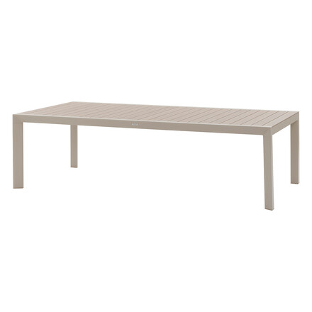 Conjunto de mesa de jardim ÉVASION + 12 poltronas AXANT Linho & Argila 12 lugares - Alumínio tratado com epóxi