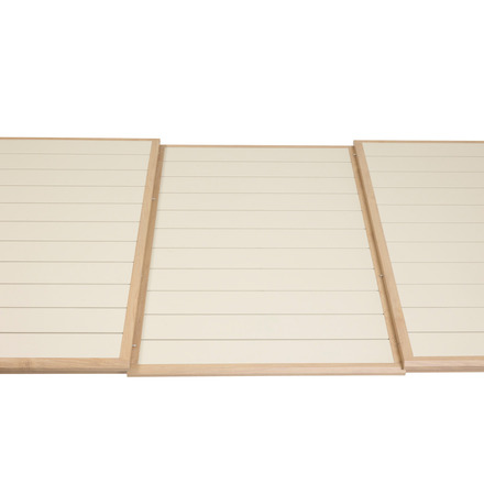 Conjunto de mesa de jardim extensível AXIOME + 12 poltronas AXANT Argila 12 lugares - Alumínio tratado com epóxi