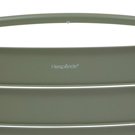 Conjunto de mesa de jardim quadrada + 2 cadeiras ALEGORIA Loureiro 2 lugares - Aço, Tratamento antiferrugem reforçado