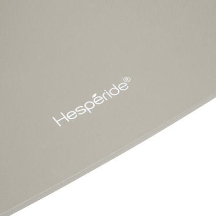 Conjunto de mesa alta de jardim quadrada + 2 cadeiras altas ALEGORIA Café 2 lugares - Aço tratado com epóxi, Tratamento antiferrugem reforçado